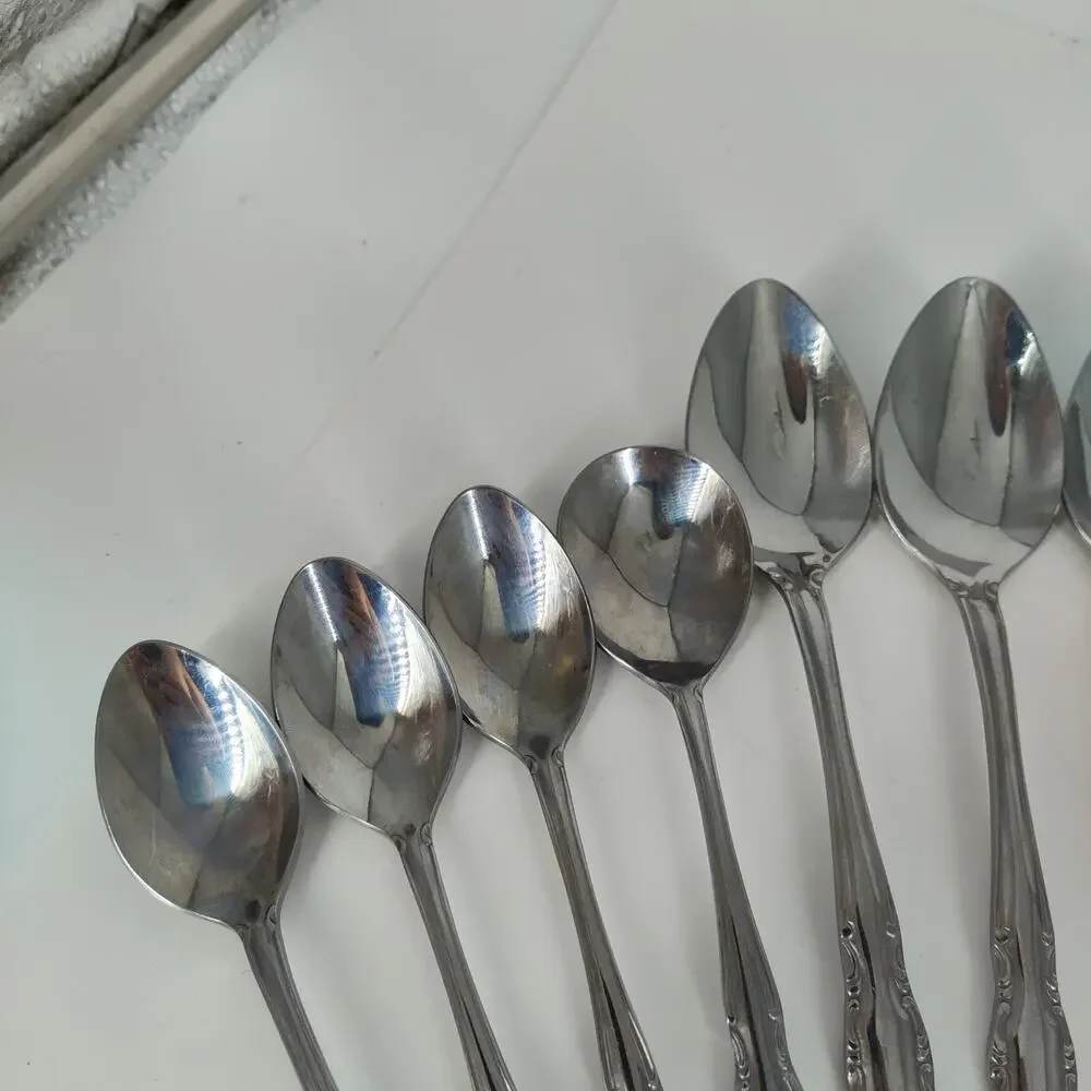 16X Set Walco Discretion Stainless Korea Dinner Forks Table Tea Spoons Spreader